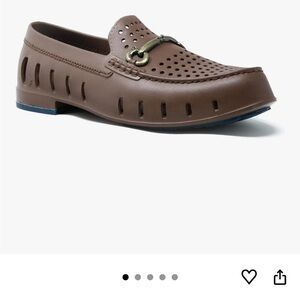 Floafers Driftwood Brown & Navy Chairman Bit Shoes Sz 11